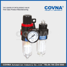 China AFC series Aluminium Pneumatic Air Filter Regulator Lubricator Combination with two union